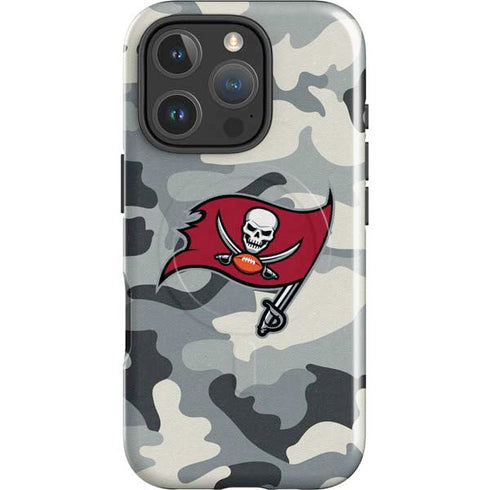 NFL Tampa Bay Buccaneers Camo iPhone 16 Pro Magsafe Impact Case